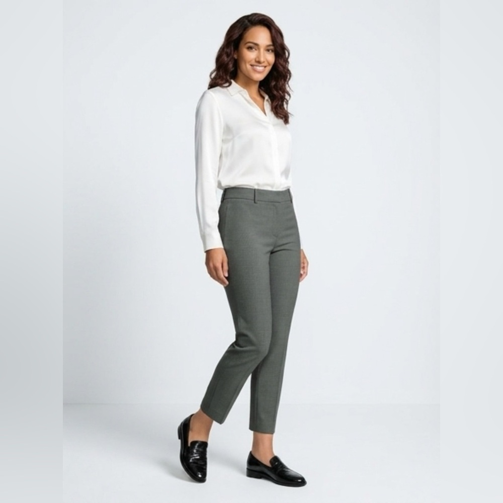 Hilary Radley XXL Houndstooth Pull-On Pants Illusion Stretch Workwear NWT